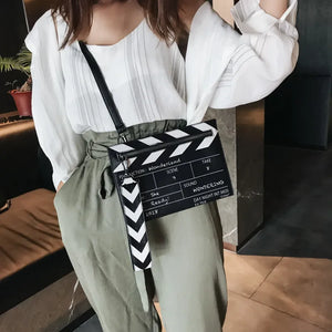 Wonderland Clapperboard Wristlet Clutch