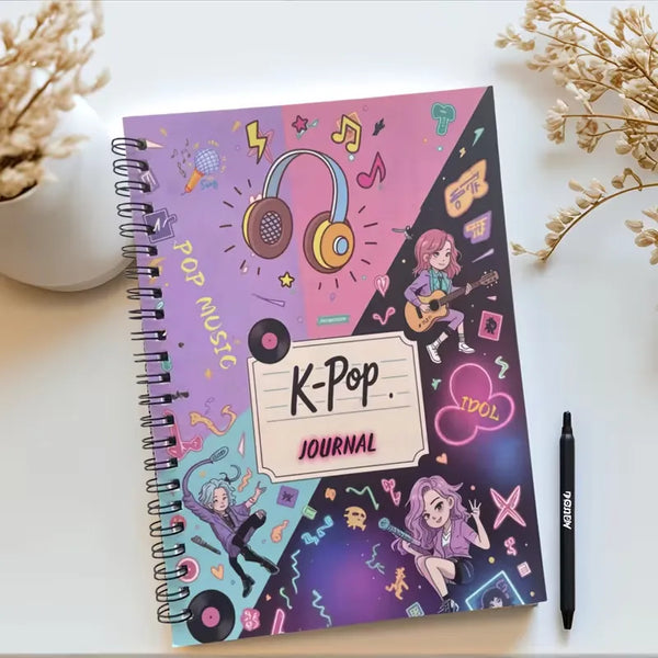 K-Pop Idol Pulse Spiral Journal