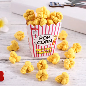 Popcorn Simulation Grip Cap Eraser (Set of 12)