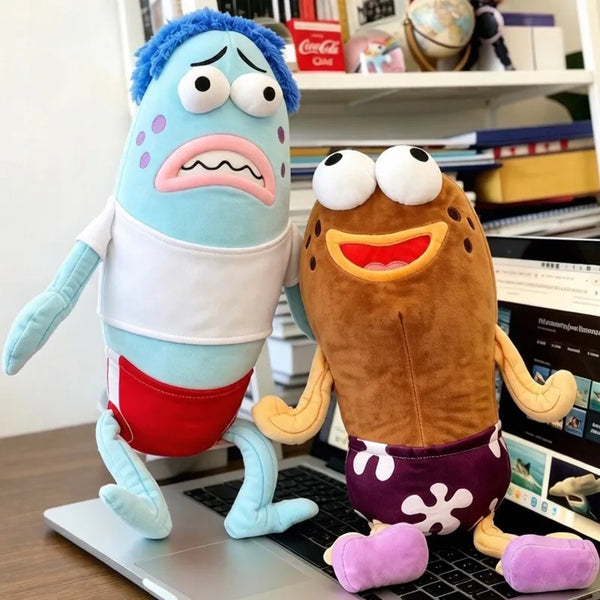 Iconic Bikini Bottom Background Fish Plushies