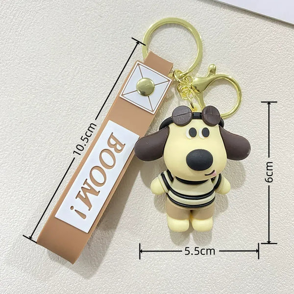 Gromit Style Icon 3D Keychain