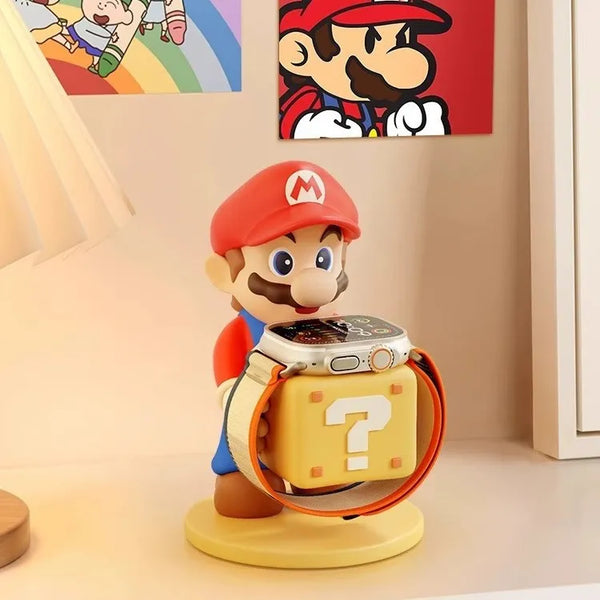 Retro Plumber Mario Watch Charging Stand