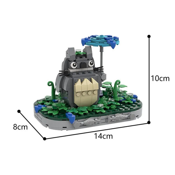 MOC-61784 My Neighbor Totoro Rain Scene Building Blocks