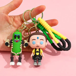 Rick and Morty Space Suit Keychain