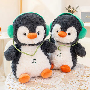 Headphone Penguin Stuffed Toy