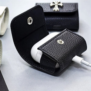 ChromeH Style Pebble Leather Case (For AirPods)