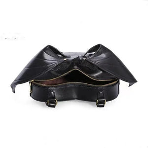Nocturnia Harajuku Goth Bat-Wing Heart Bag