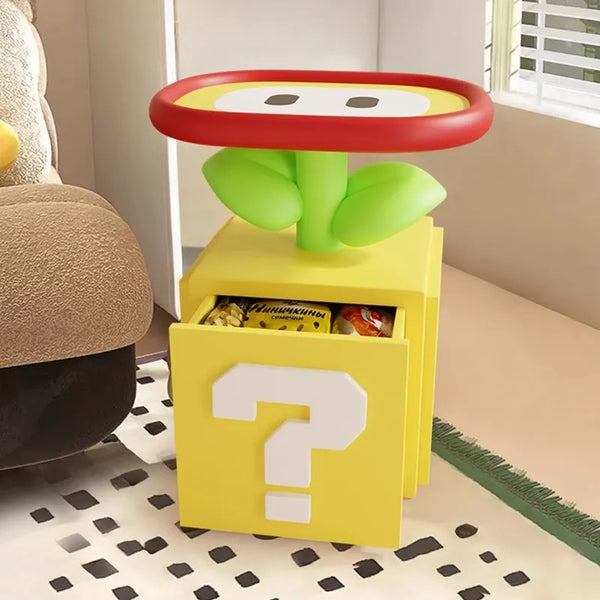 Mario Firepower Block Bedside Table