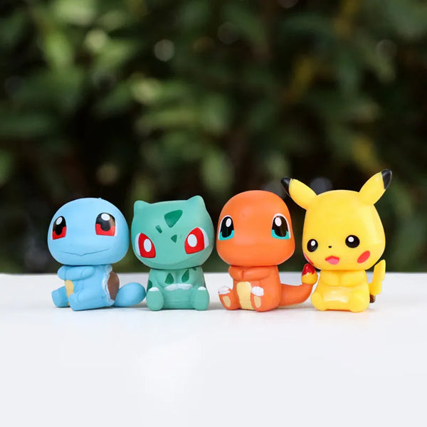 Pokemon Q-Version Starter Figures (Set of 6)