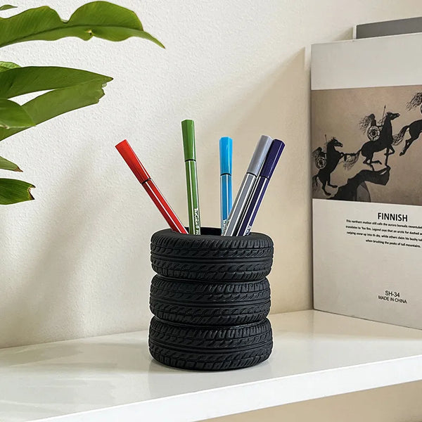 Creative Tire Pen Holder