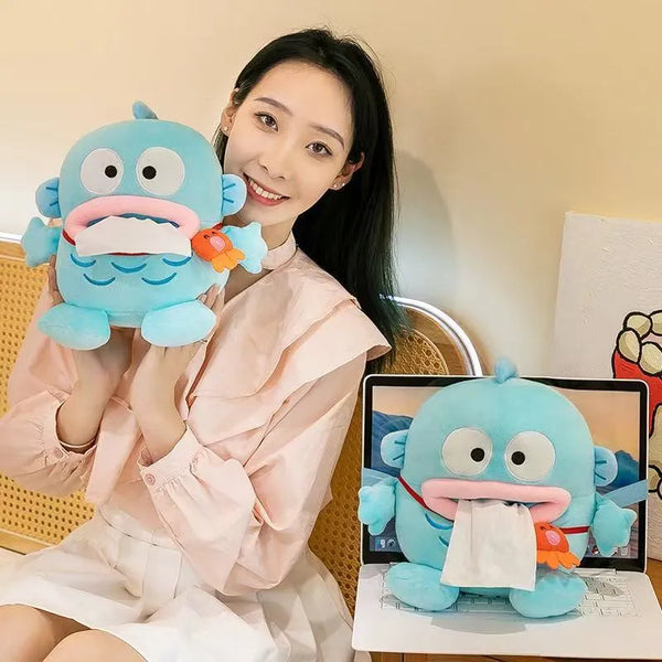 Kawaii Hangyodon Premium Plush Tissue Doll
