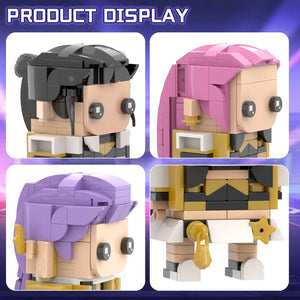 K-Pop Demon Hunters BrickHeadz MOC Building Set