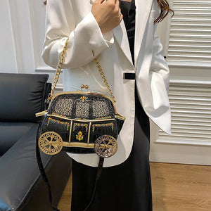 Enchanted Royal Carriage Crossbody Bag