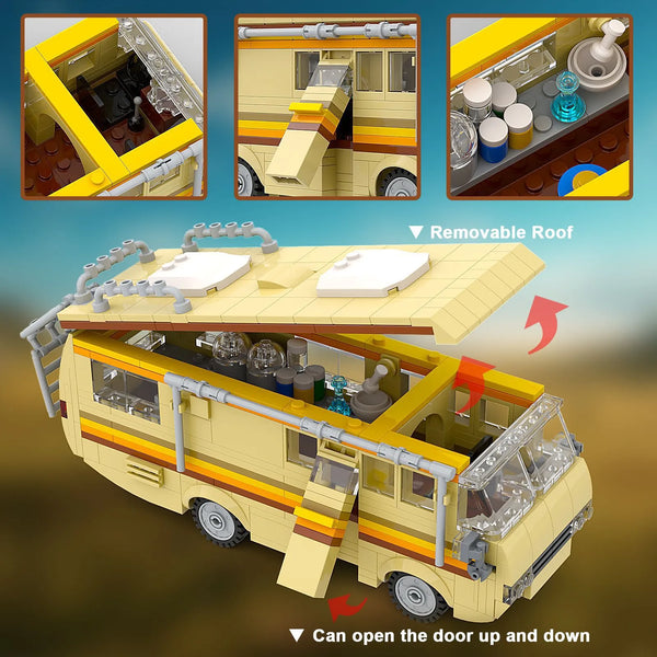 Breaking Bad Heisenberg Bus Lab Building Blocks (360 Pcs)