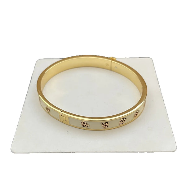 T-Luxe Botanical Glaze Openable Bangle