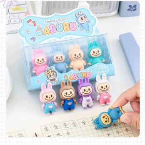 Standing Labubu Premium Erasers (Set of 4)