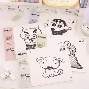 Crayon Shin-chan Beginner Series A4 Sketchbook