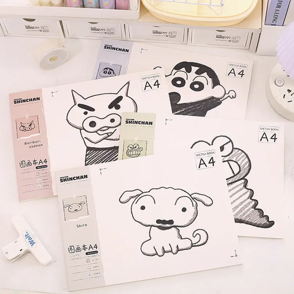 Crayon Shin-chan Beginner Series A4 Sketchbook