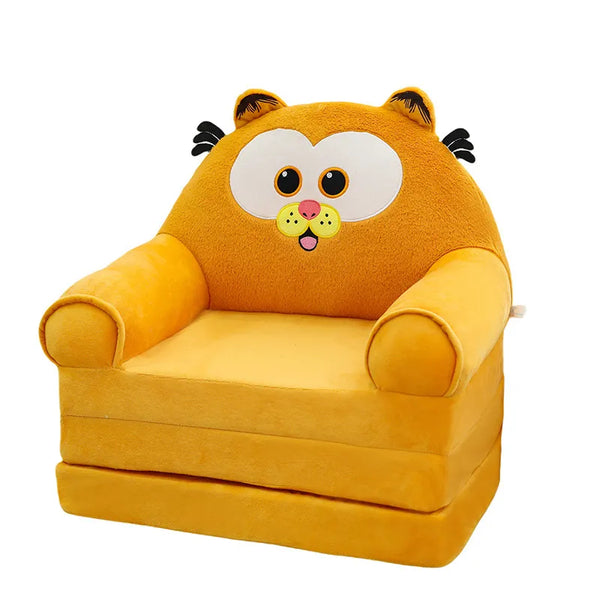 Kawaii Character Three-Fold Plush Sofa Bed