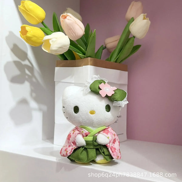 Sanrio Kimono Matcha Plush Keychains
