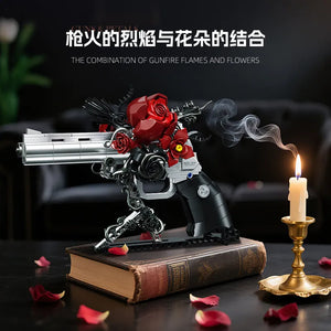 JJ9218 Gothic Rose Revolver Building Blocks (631 Pcs)