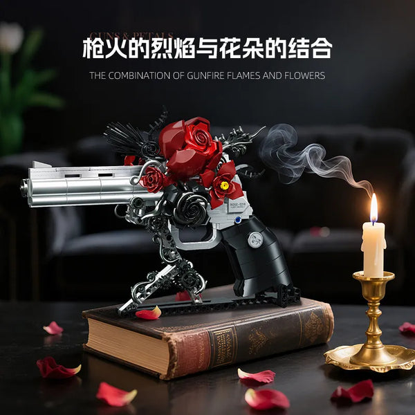 JJ9218 Gothic Rose Revolver Building Blocks (631 Pcs)