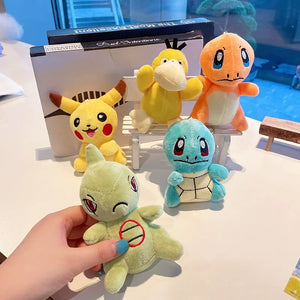 Pokemon Starter Team Plush Keychain