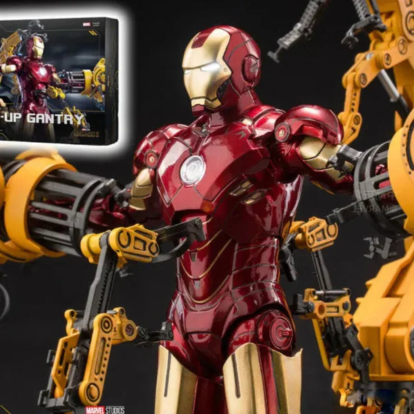 ZD Toys Iron Man MK4 Suit Up Gantry Figure (18 cm)