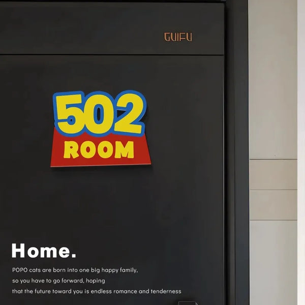 Toy Story Customised Light Luxury House Numbers