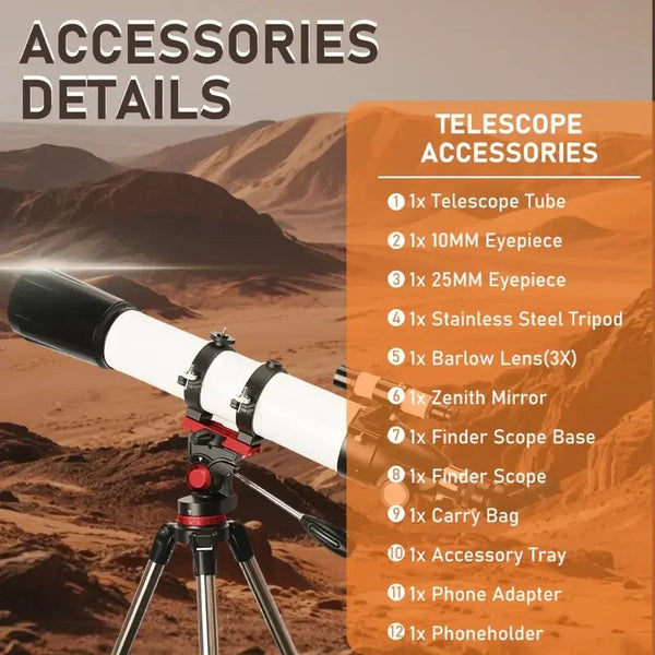 Galactic Gateway 90mm Professional Telescope