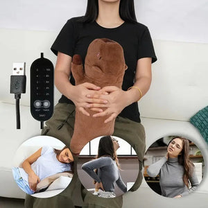 Relaxing Capybara Shaped Heating Belt