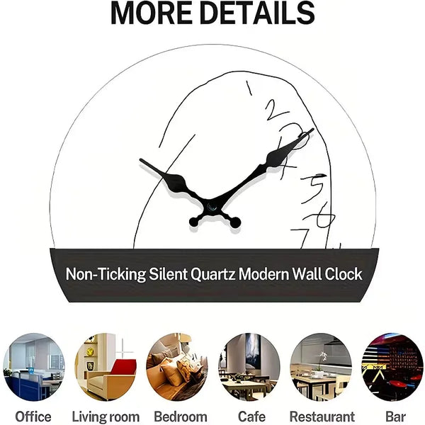Doodle Dial Premium Silent Graffiti Wall Clock