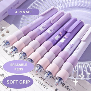 Kawaii Cloud Grip Erasable Gel Pen