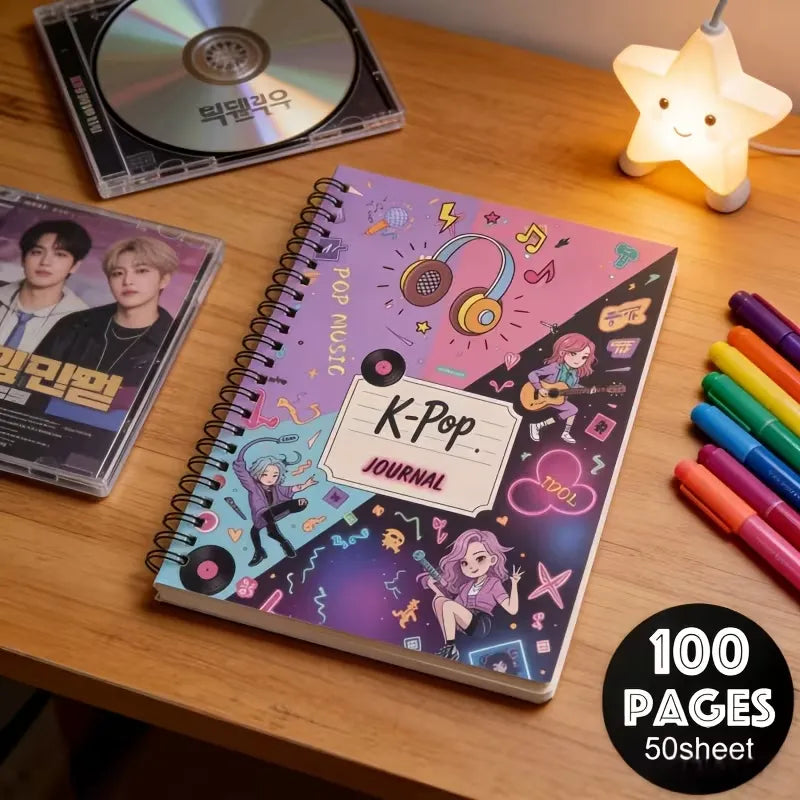 K-Pop Idol Pulse Spiral Journal