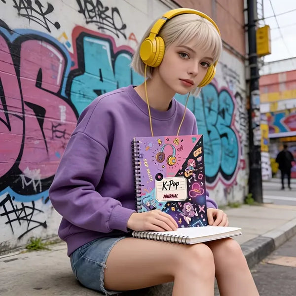 K-Pop Idol Pulse Spiral Journal