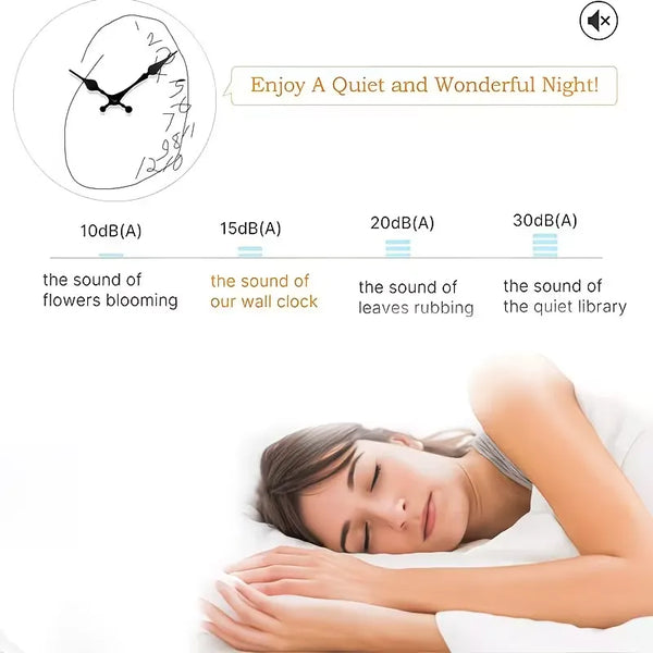 Doodle Dial Premium Silent Graffiti Wall Clock