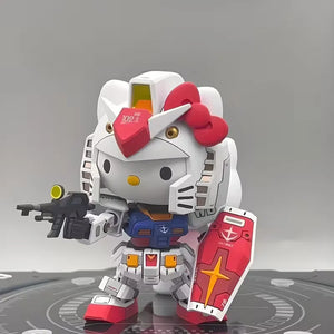 Hello Kitty Gundam Suit Mecha Series Figure