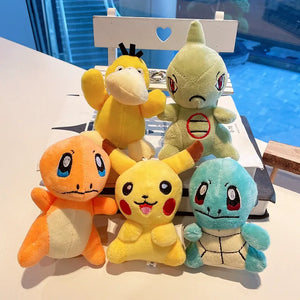 Pokemon Starter Team Plush Keychain