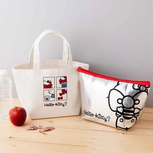 Hello Kitty Cute Cat Lunch Bag Two-Piece Set