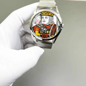 King Of Hearts Royal Card Quartz Watch