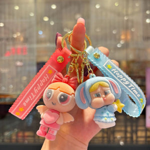 Cry Baby Velvet Fuzz Flocked Keychain
