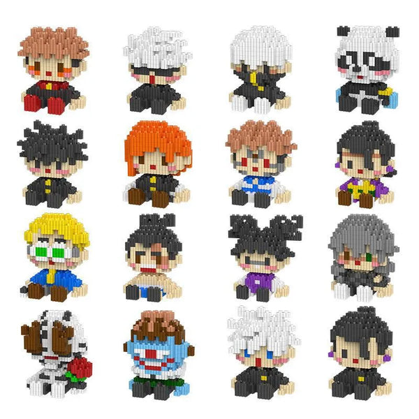 Jujutsu Kaisen Cursed Domain 3D Chibi Micro Blocks