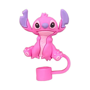 Cute Stitch Tumbler Straw Cap