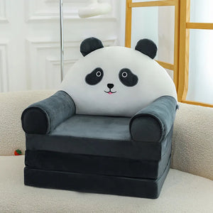 Kawaii Character Three-Fold Plush Sofa Bed