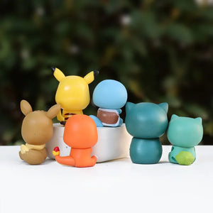 Pokemon Q-Version Starter Figures (Set of 6)