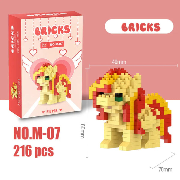 Bricks My Little Pony Micro Building Blocks
