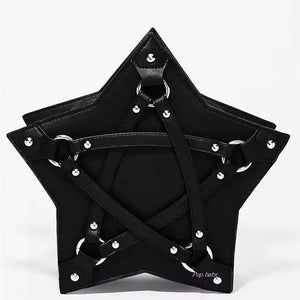 Nocturnia Pentagram Shield Harajuku Gothic Star Bag