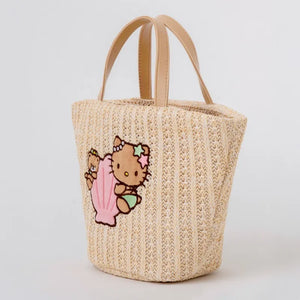 Sanrio Hello Kitty Seaside Sunshine Straw Tote