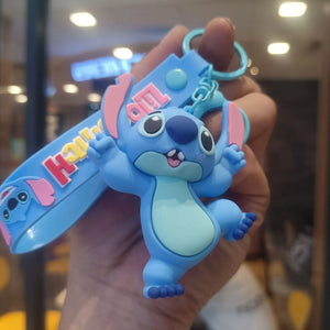 Stitch & Angel Ohana Fun 3D Keychain