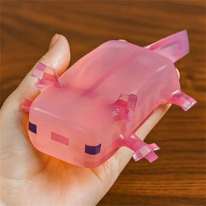 Translucent Axolotl Squeezable Toy